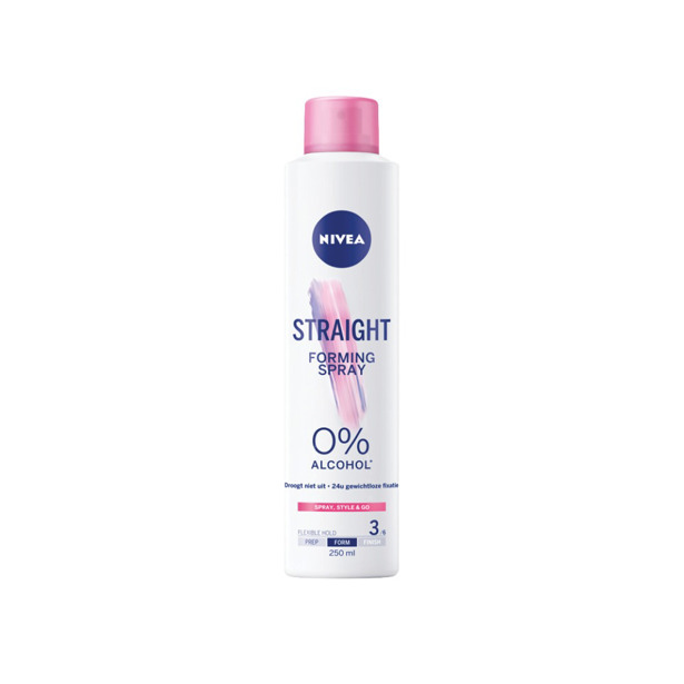 Nivea Haarspray Straight 0% Alcohol 250ml