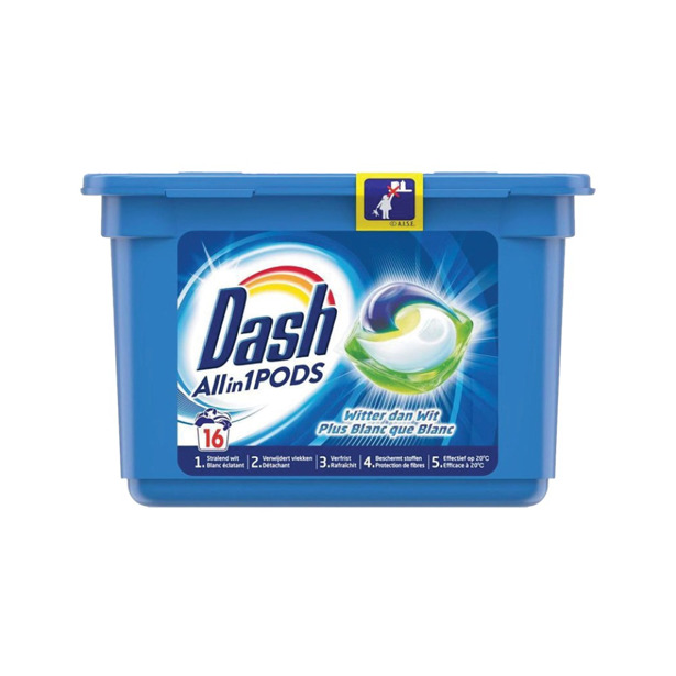 Dash All in One Pods Witter dan Wit