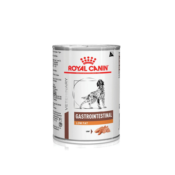 Royal Canin - Veterinary GASTROINTESTINAL Low Fat Mousse natvoer voor honden (12 x 410g)