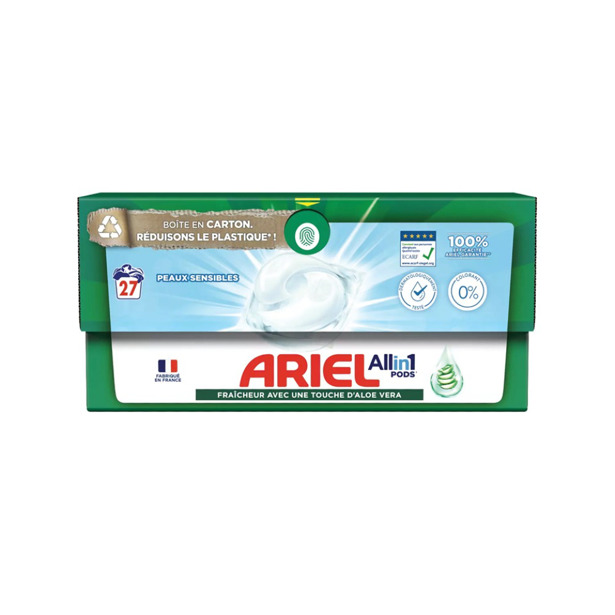 Ariel - All in 1 Pods Sensitive Aloe Vera (4 x 27 Pods)