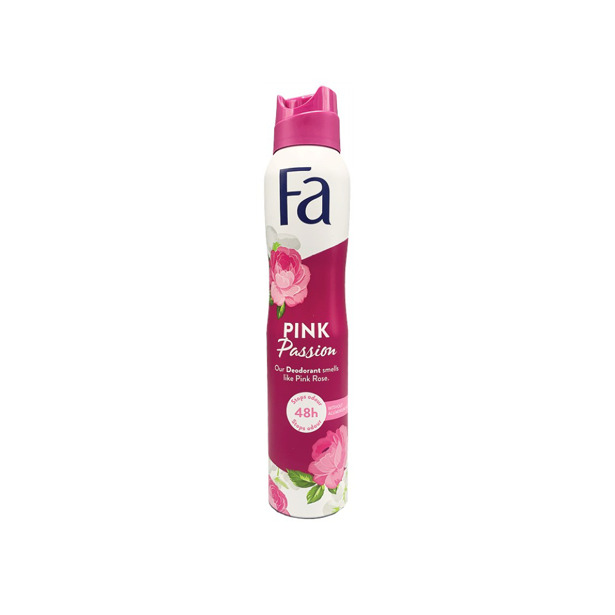 Fa - Deodorant Pink Passion - Pink Rose (6 x 200ml)