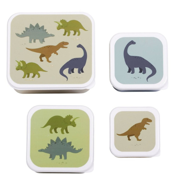 Lunch & Snack Box Set Dinosaurs