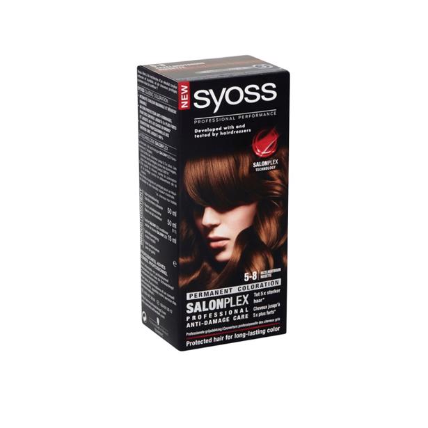 Syoss Hazelnootbruin Professional Performance 5-8 voordeelverpakking