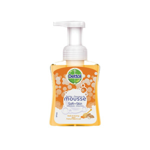 Dettol Soft On Skin Antibacteriële Mousse Melk-Honing (3 x 250ml) 8710552308425
