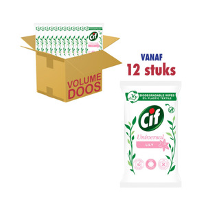 Cif Reinigingsdoekjes Universal Lily (12 x 36 doekjes) 8717163837870