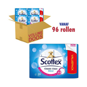 Scottex Toiletpapier Complete Clean Decor - 96 rollen 5029053576510