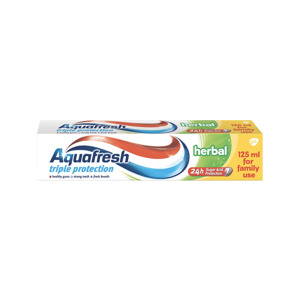 Aquafresh Tandpasta Triple Protection Herbal (6 x 125ml) 5054563245380