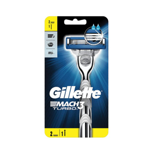 Gillette Mach3 Turbo Scheerapparaat en 2 navullingen 7702018463145