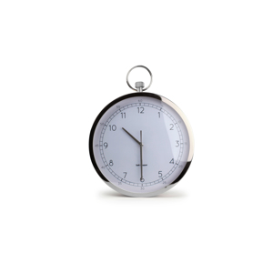 S|P Collection Wandklok 38cm Stopwatch Style zilver Zone 9319882418249