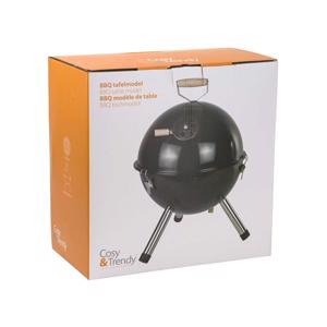 Cosy & Trendy Tafelmodel Barbeque Bol Zwart 5400586066745