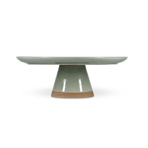 Salt & Pepper Taartplateau 33,5xH12cm groen Cameo 5410595775279