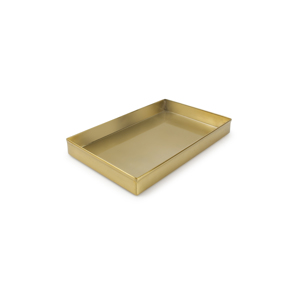 S|P Collection Opbergbak 28x16xH3cm goud Vanity 5410595729111