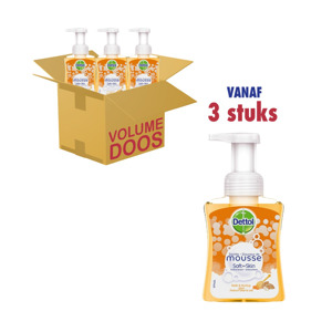 Dettol Soft On Skin Antibacteriële Mousse Melk-Honing (3 x 250ml) 8710552308425