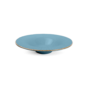 BonBistro Diep bord 30cm ribble blauw Collect (Set van 6) 5410595739615