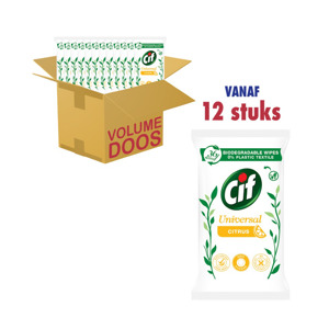 Cif Reinigingsdoekjes Universal Citrus (12 x 36 doekjes) 8717163837832