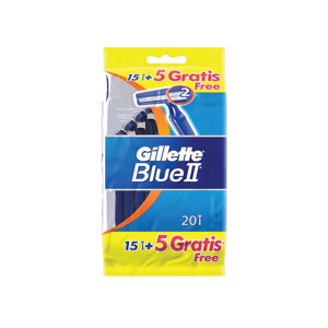 Gillette Blue2 Wegwerpscheermesjes 20 st. 3014260209148