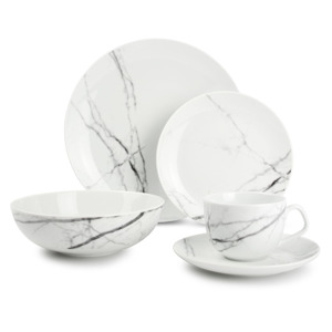 S&P Servies 20-delig marble Stone 5410595725762