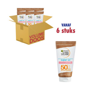 Garnier Ambre Solaire Anti-Droogheid Gezicht Super UV 50+ (6 x 50ml) 3600541276499