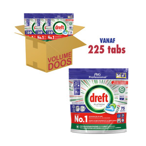 Dreft Platinum All-in-One Original Vaatwastabletten (3 x 75 tabs) 8006540881293