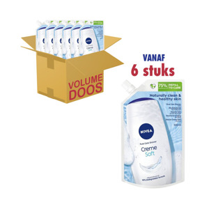 Nivea Pure Care Shower Creme Soft navulling (6 x 500ml) 4005808808717