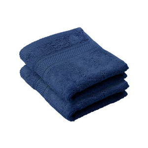 De Witte Lietaer Gastendoekje Stephanie Blue Indigo 30x50cm 5410156584661