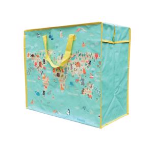 Luzinda Jumbo Storage Bag World Map Multipack 5407003230192