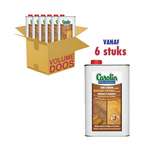 Carolin Professional Vloeibare Boenwas Meubelen en Parket (6 x 1L) 3346024800378