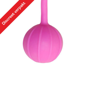 Easytoys Vaginale Balletjes met Verticale Ribbels Roze 8718627522028