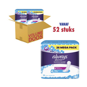 Always Discreet 4 Long (2 x 26 stuks) 8001090983992
