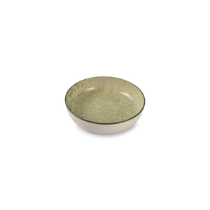 ONA Diep bord 18.5xH5cm groen Gravel (Set van 6) 5410595751877