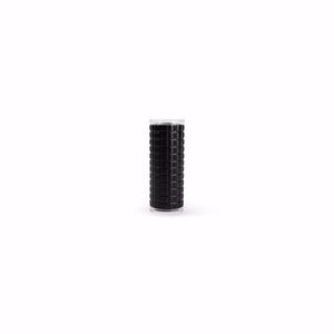 S|P Collection Peper/zoutmolen H12,5cm geribbeld zwart Savor 5410595736300