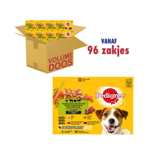 Pedigree Maaltijdzakjes Adult Mix Selection Multipack (96 x 100g) 3065890125711
