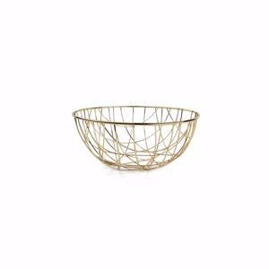 Salt & Pepper Draadmand 25xH10cm goud Mazy 5410595697342