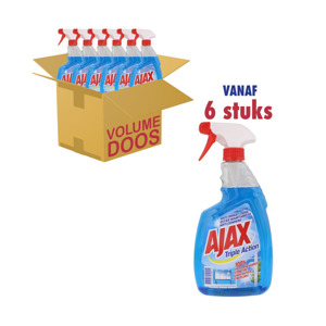 Ajax Triple Action Glas en Gelamineerde oppervlakken Reinigingsspray 8718951340350