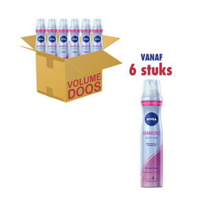 Nivea Styling Spray Diamond Gloss Care - Extra Strong Hold N°4 (6 x 250ml) 4005900173904