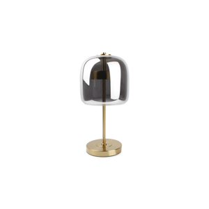 S|P Collection Tafellamp 23xH43cm smoked Luna 5410595742851