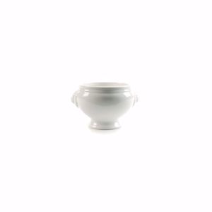 Aerts Sauskop/-kom 8,5xH5cm leeuwenkop wit Flavor (Set van 6) 5410595017881
