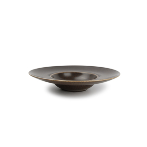 BonBistro Diep bord 28/15xH5.5cm bruin Ash (Set van 6) 5410595716715