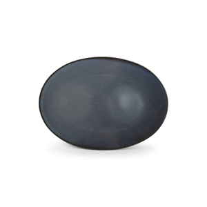 BonBistro Plat bord 36x25,5cm donkerblauw Cirro (Set van 4) 5410595744039