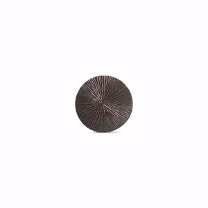 S|P Collection Glasonderzetter 10cm geribbeld zwart Charm - set/4 5410595733842