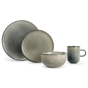 S&P Servies 16-delig groen/blauw Meridian  5410595731794