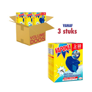 Vapona Anti mug Apparaat + 10 navullingen 5420067100355