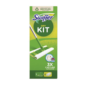 Swiffer Dry Starter Kit (1 x Apparaat + 2 Doekjes) 8001841542645
