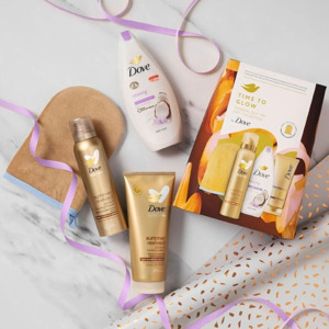 Dove Time To Glow Zelfbruiningsset (4 referenties) 8720182566805