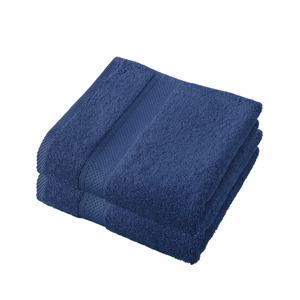 De Witte Lietaer Handdoek Stephanie Blue Indigo 50x100cm 5410156584692