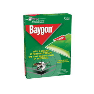 Baygon Insectenval Kakkerlakken en Zilvervisjes (3 x 5 stuks) 5000204012576