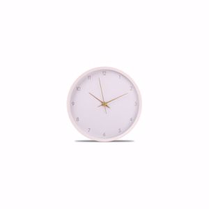Yong Wandklok 26cm roze O'Time 5410595691104