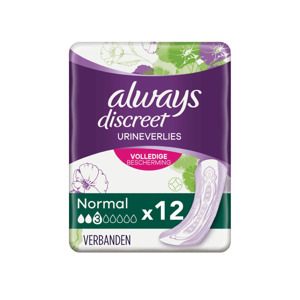 Always Discreet 3 Normal Verbanden (4 x 12 stuks) 4015400874799