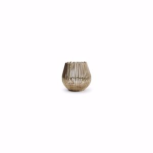 S|P Collection Kaarshouder 8,5xH9cm goud twisted Iris 5410595737062