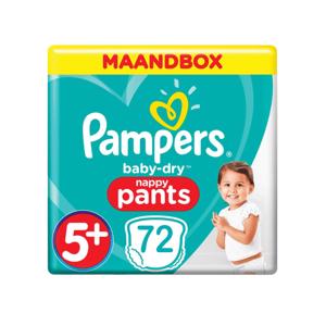 Pampers Baby Dry Nappy Pants 5+ (72 stuks) 8001841072463